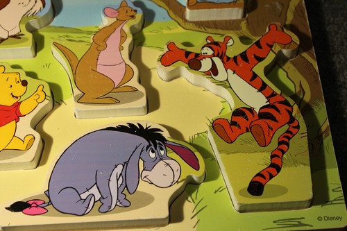 Melissa & Doug Disney Winnie The Pooh Wooden Chunky Puzzle 8 Pieces - Picture 4 of 13