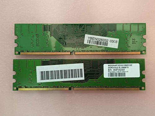 Infineon 512 MB (2x 256 MB) HYS64D32300GU-6-B PC-2700 333 MHz DDR1 SDRAM DIMM - Bild 3 von 4