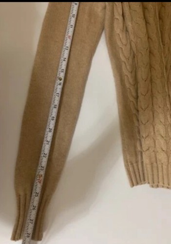 Maglione donna Banana Republic lana cashmere maglia a cavo capsule collo cappuccio - Foto 6 di 9