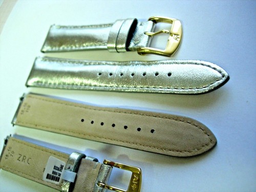 1 cinturino ZRC 18 mm argento FATTO A MANO cinturino fatto a mano orologio... - Foto 3 di 6