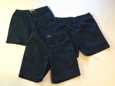 Lands End Girls Shorts Size 14 Navy School Uniform Size 14 PreOwned Lot of 3