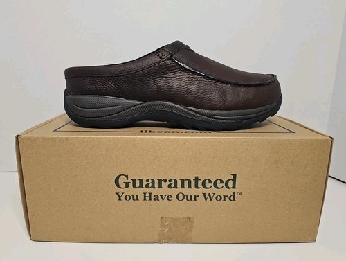 L.L. Bean Comfort Moc II Slide Leder Herren 7 W(EE)/Wmn's 8.5 W Slipper Neu im Karton