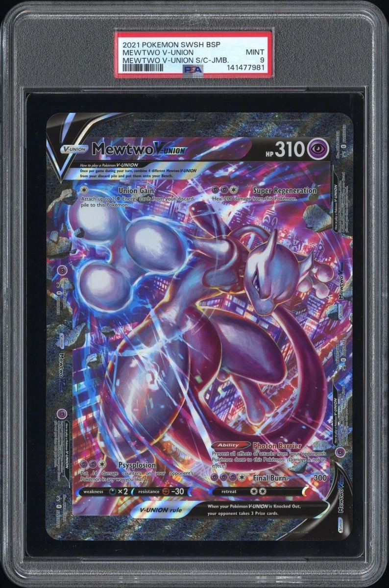 Mewtwo V-Union Pokémon TCG Cards for sale | eBay