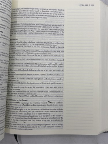 NKJV, Journal the Word Bible, Large - Hardcover, by Thomas Nelson -GOOD UNMARKED - Imagen 7 de 16