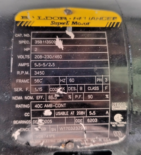 Goulds pump 10SV2FE4F50 e-SV series Multi stage pump with Motor 2hp, 3450rpm NEW - Picture 8 of 19