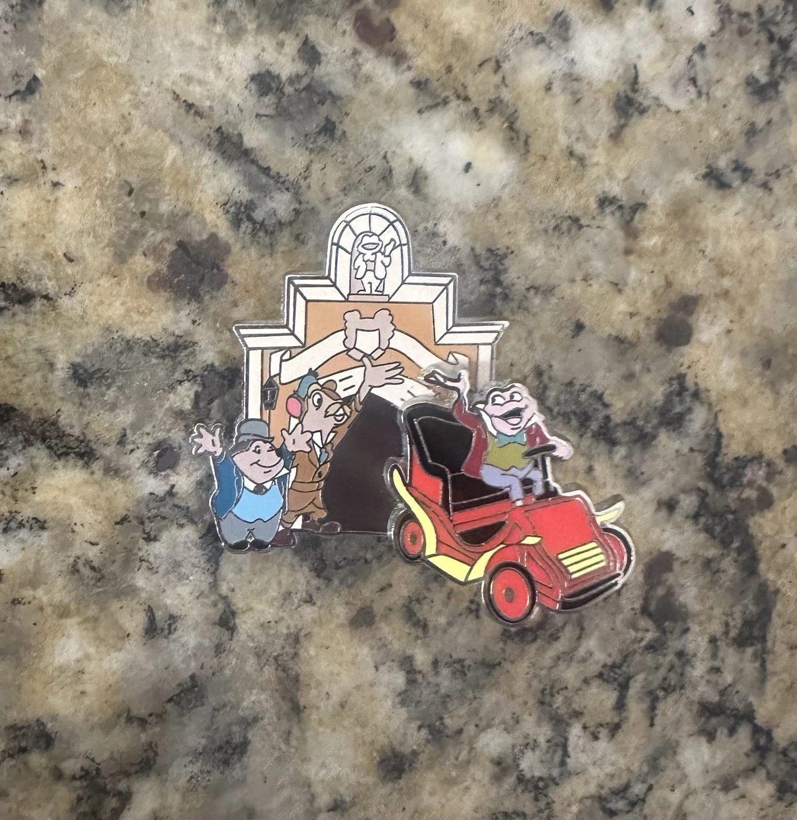 ARTIST PROOF AP Disneyland DLR Tiered Attraction Mr Toads Wild Ride Pin Disney