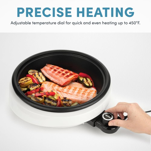 Housewares GRILLET 3 in 1 Indoor Grill Pot, Slow Cooker and Steamer with Temp... - Bild 4 von 6