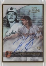 2020 Topps Gold Label Framed Hunter Harvey #GLA-HH Rookie Auto RC