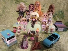 Lot of 21 LOL OMG + SUPRISE MINI DOLLSl and Accessories