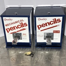 ESD Quality Mechanical Pencil & Standard Pencil Vending Machines Dispensers 2pc