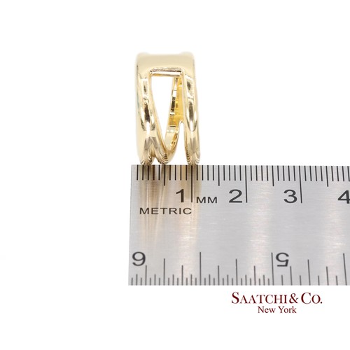 TIFFANY & Co. 18K Gold Diagonal Ring 5.5 Yellow Gold - 第 10/12 張圖片