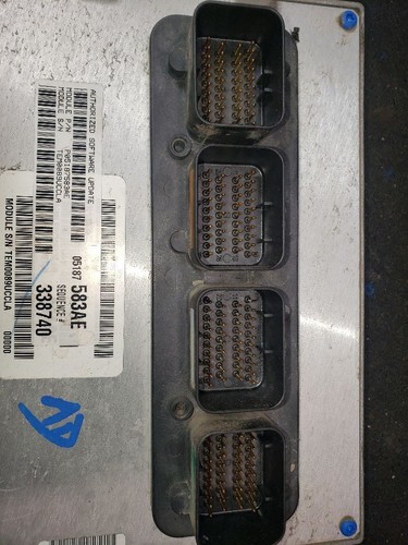 2009 RAM 2500 5.7L FEDERAL EMISSIONS ECM. PART NUMBER 05187583AE - Picture 3 of 5