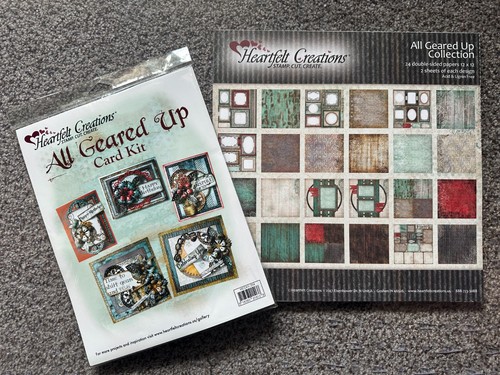 Heartfelt Creations 12 x 12 Double Sided Paper Pad "All Geared Up" Collection