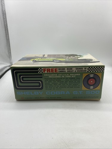 Vintage AMT 1968 Shelby Cobra GT500 T-296 non costruito con RARO record 14 - Foto 19 di 19