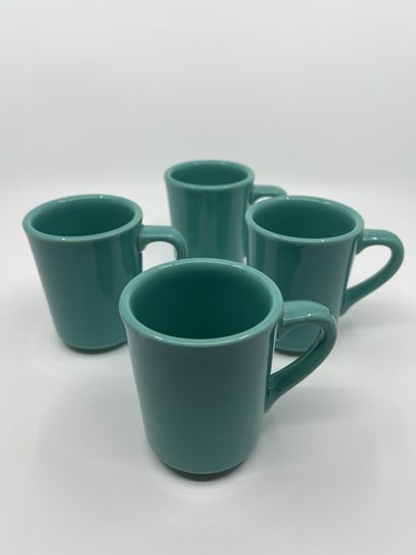 4er Set HLC Fiestaware Kaffeetassen Denver Türkis