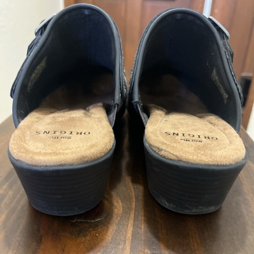 Earth origins Cady slip on clog gray suede size 12 M; suede and man-made clog - Picture 6 of 8