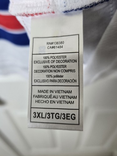 New York Rangers weiß Auswärts Herren Fanatics Breakaway Trikot Größe 3XL - Bild 6 von 7