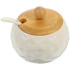  1 Set of Ceramic Condiment Jar Kitchen Spice Container Pepper Seasoning Box