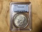 1886 o morgan silver dollar PCGS AU53  021