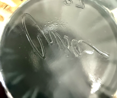 Bicchieri Libbey Crisa Kristalino 9 oz trasparenti 4,5"h 3"w marcati Messico. Set di 4 - Foto 7 di 11