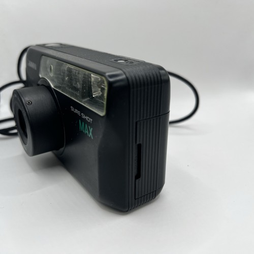 Canon Sure Shot Max Filmkamera Kompaktkamera 35mm Point and Shoot - Top + Trageriemen - Bild 4 von 10