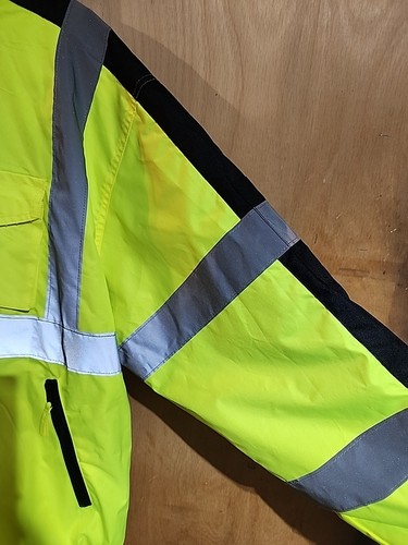 Utility Pro Men's Class 3 High Visibility 3-Season Jacket with Teflon Fabric XL - Picture 6 of 11