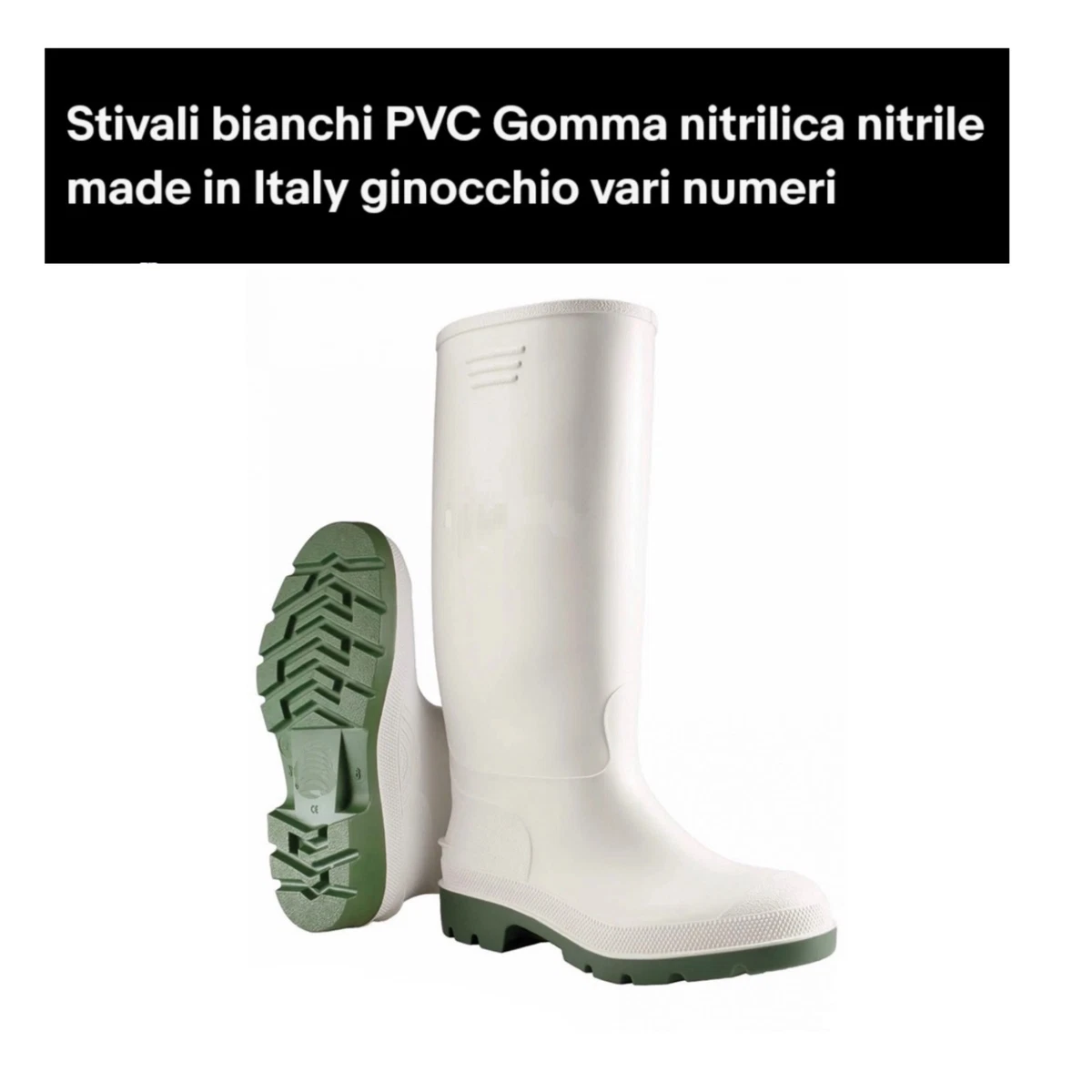 Stivali in feltro di gomma PVC DEDRA taglia 46 - Isolanti, comodi