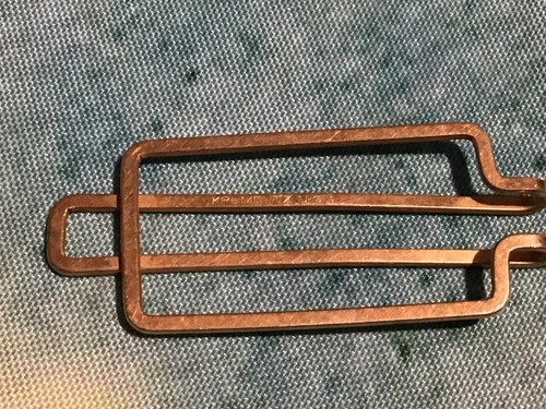 Vintage Krementz Copper Collar Clip Bar – Men’s Tie Accessory 1930s–50s - Picture 3 of 4