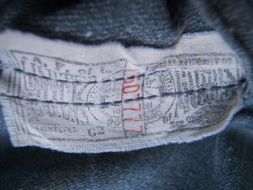 VINATAGE CARTER'S WATCH THE WEAR UNION MADE MECHANIC SHOP DENIM COAT W/ STAINS - Picture 7 of 22