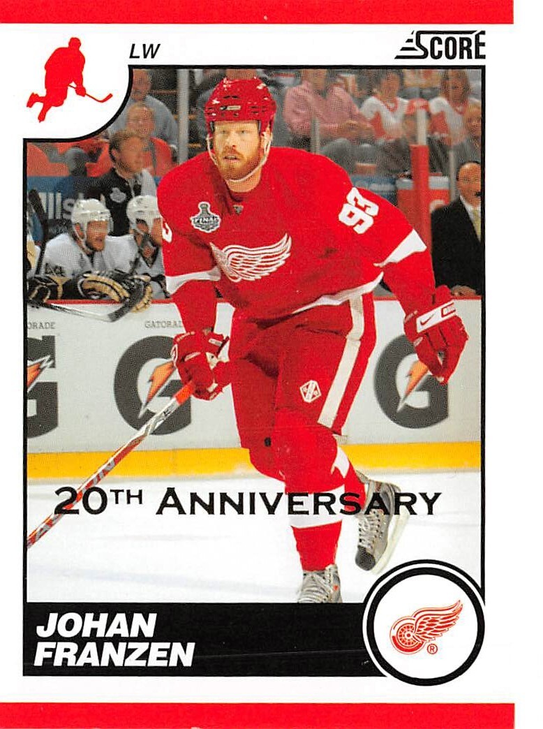 2010-11 Score Anniversary #189 Johan Franzen