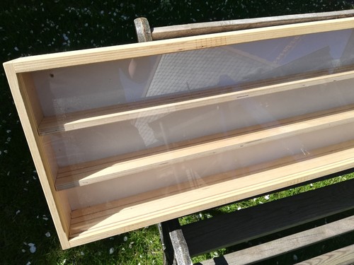 Vitrine für Modelleisenbahn H0 150 x 30 x 9cm Sammlervitrine Schaukasten #3 - Bild 2 von 5