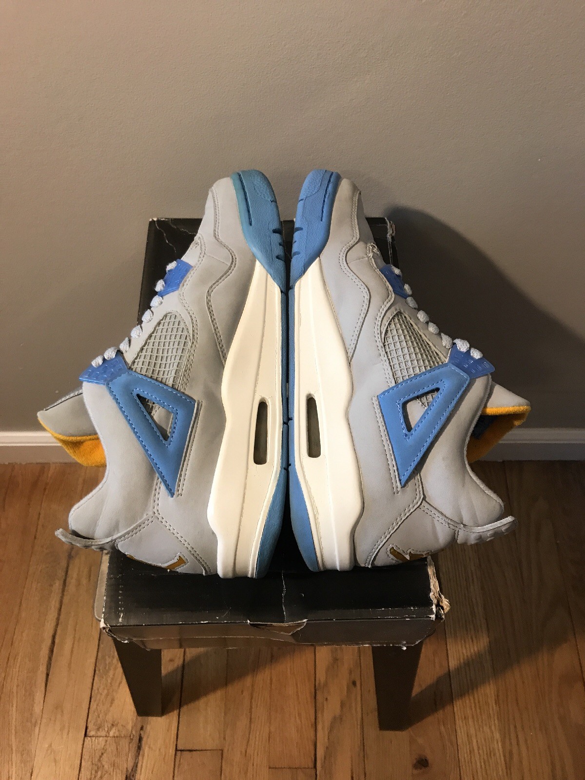 Nike Jordan IV IV IV 4 Retro Mist bluee Size 7.5 a79c0c Nike Jordan IV IV IV 4 Retro Mist bluee Size 7.5 a79c0c