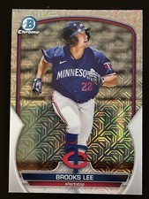 2023 Bowman Chrome Baseball Brooks Lee Mega Box Mojo Refractor Twins #BCP-31