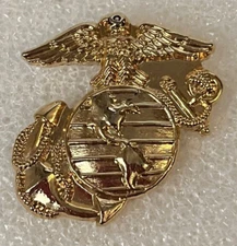 U.S. Marines Military Logo Eagle, Globe, and Anchor Lapel Pin