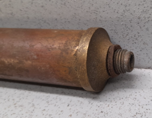 Oldtimer Messing Hand Fahrradpumpe - Bild 4 von 13