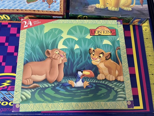1990’s Disney The Lion King Jigsaw Puzzles X3 Sealed/NEW - Picture 2 of 9