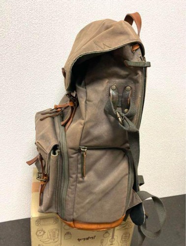 ZKIN yeti Camera Backpack Z2602 Brown Nylon From Japan - Picture 2 of 5