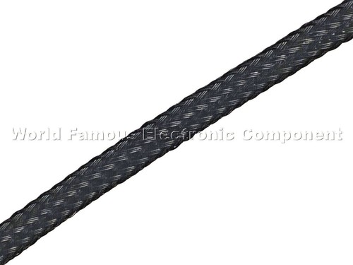 3/4" Anti-Stat Conductive Carbon Infused Nylon Braided Expandable Sleeving ,USA - Picture 5 of 8