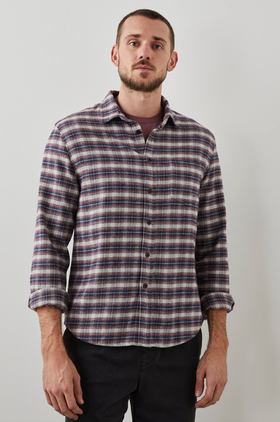 НОВАЯ фланелевая рубашка свободного покроя W TAGS Rails Forrest