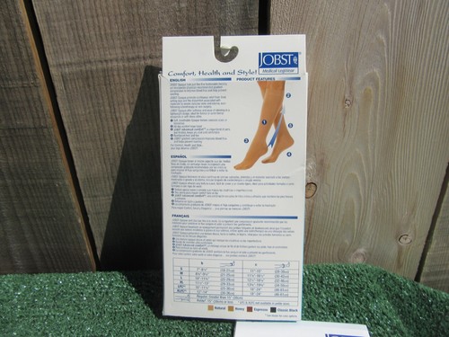 Brand New Jobst Espresso Opaque Knee High CT 20-30 mmHg Compression Socks Small - Picture 5 of 8