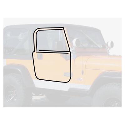 Crown Door Seal Master Kit for 76-95 Jeep CJ-7 CJ-8 YJ Full Steel Doors L+R