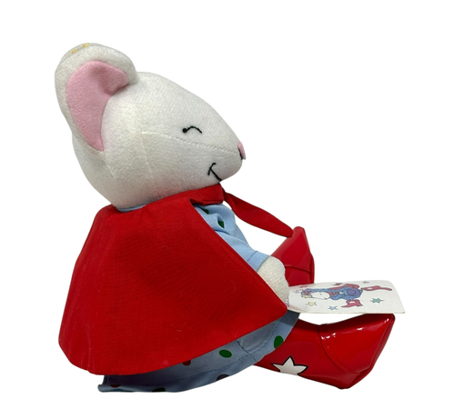 MERRY MAKERS Lilly Mouse 9" Plush with Tag Red Cape Boots Kevin Henkes 1996 - Picture 2 of 5
