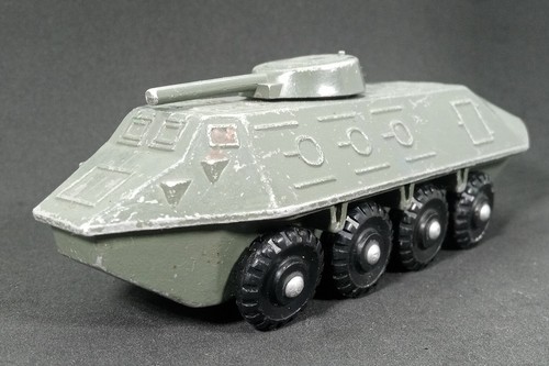 Soviet childrens toy combat vehicle BTR-60 Amphibian model military USSR - Picture 5 of 24