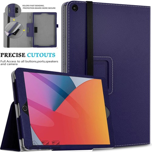 Leather Flip Smart Stand Case Cover For Apple iPad 10.2” 7th 8th Gen 2019 2020 - Picture 9 of 15