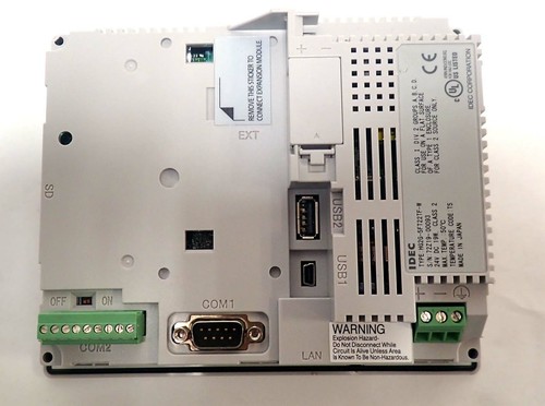 IDEC HG2G-5FT22TF-W 5.7in TOUCHSCREEN DISPLAY INTERFACE 24VDC 65K COLOR TFT LCD - Picture 3 of 7