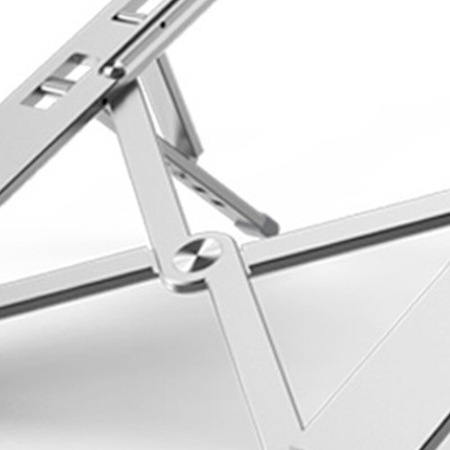 Coolcold Laptop Stand Height Adjustable Aluminum Laptop Riser Holder Bracket Inv - Afbeelding 3 van 8