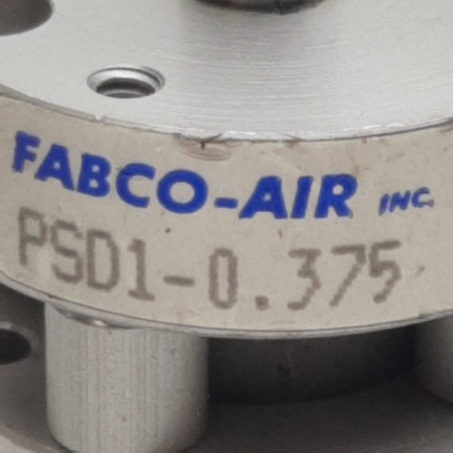 Fabco-Air PSD1-0.375 Pneumatic Cylinder, ø1/2" Bore, 3/8" Stroke, #10-32, 200psi - Picture 2 of 8