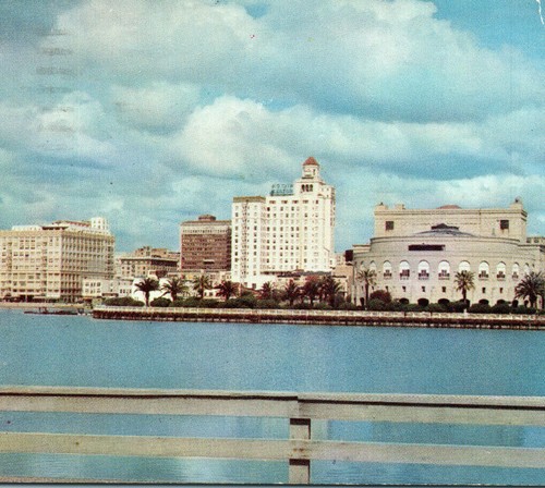 Long Beach Der Hecht Meer Küste Ostküste Boulevard Stadt CA Vintage Postkarte - Bild 1 von 4
