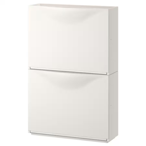 IKEA TRONES Shoe/storage cabinet, white, 20 1/2x7 1/8x15 3/8 "