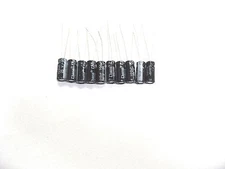 100uF 25V (10x) Electrolytic Capacitors 25V 100uF Volume 5x10 mm 